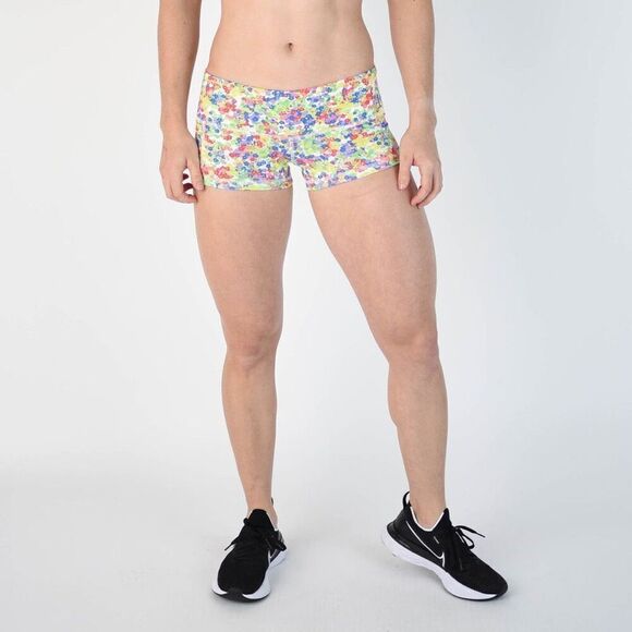 Fleo neon green low rise contour party flowers excellent condition size small wo - Picture 7 of 9